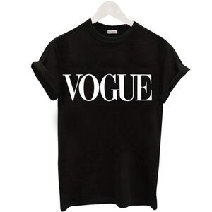 VOGUE tee, vogue top S-5X NEW